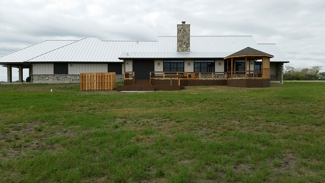 Composite Deck and Gazebo for Country Living