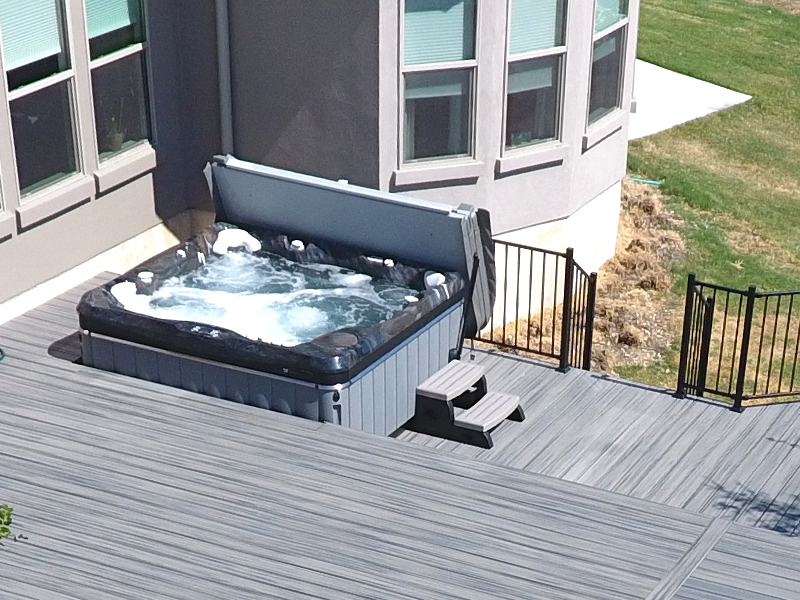 Trex Composite Hot Tub Deck