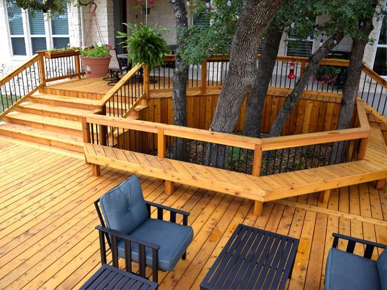 treatedpinesplitleveldeck07 Custom Decks by JR